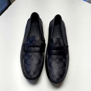 Coach mott driver loafers signature design
